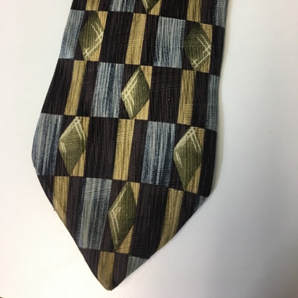 Zianetti Men’s Imported Italian Silk Tie Geometric